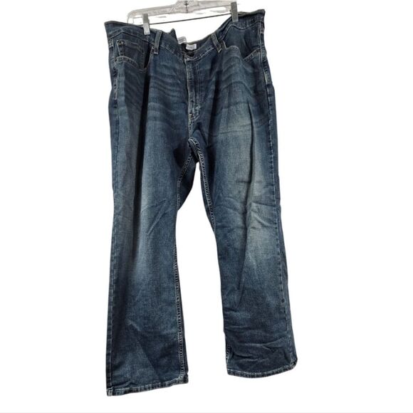 Levi's S61 Men's 40x30 Relaxed Fit Jeans Classic Blue Denim Stretch 40W/30L - Picture 3 of 12